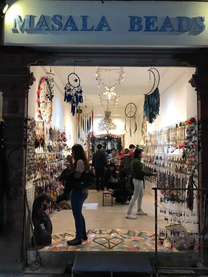 Browsing shops in Kathmandu’s alleys